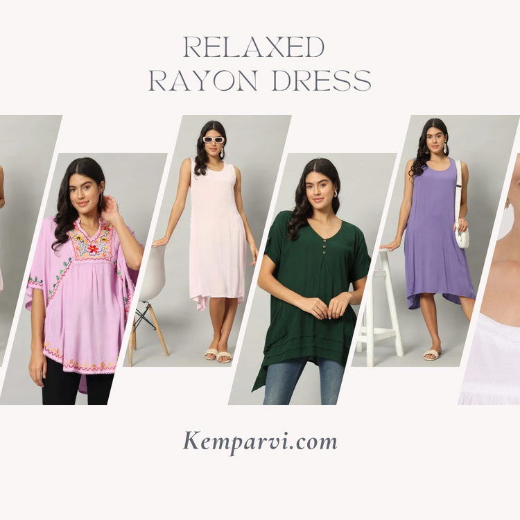 Relaxed Rayon Dress