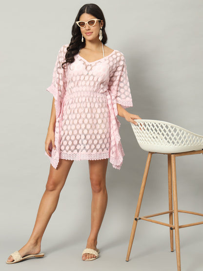 Airy Cotton Net Kaftan (Copy)